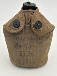 Original World War 2 Army Canteen In Holder