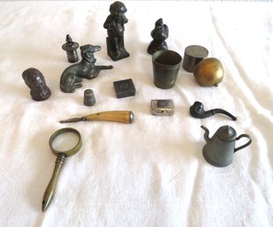 Miniature Metal Lot Antiques