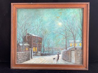 Vintage Wooden Framed Painting