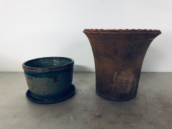 2 Piece Vintage Pots