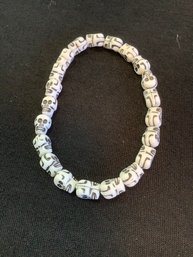 Skull Beaded Bracelet #4