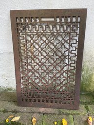 Vintage Cast Iron Grill - 27' By 18 1/2'