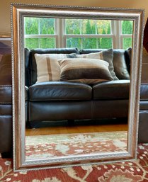 Classy Wall Mirror With Distressed Finish