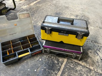 Stanley Tool Box With Contents & 2 Extra Boxes