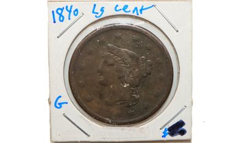 1840 Large Cent