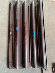 A Set Of Four 46' Door Frame Top Moldings