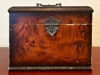 A Burl Wood Chest