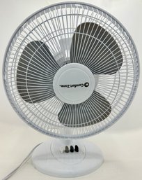 Comfort Zone 3 Speed Desk Fan #CZ121WT