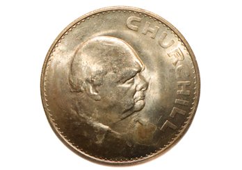 1965 Elizabeth II Commemorative Crown Winston Churchill