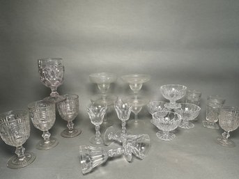 Pretty Collection Of Vintage Glassware