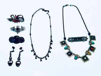 Artisan, Sterling & Marcasite Jewelry Grouping