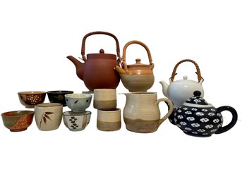 Collection Of Teapots And Cups