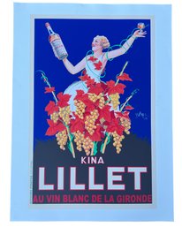 LARGE POSTER 49 Inches X 36 Inches - Kina Lillet French Alcohol Advertising Poster