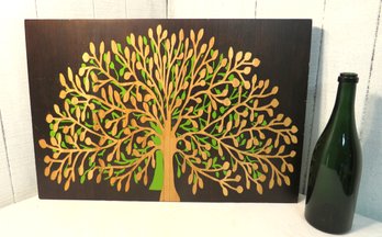 Tree Of Life Carved Wood Wall Art