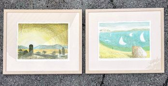 Llloyd Rees Lithographs - A Pair