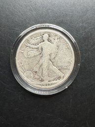 1917 Walking Liberty Silver Half Dollar