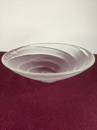 Swirled Glass Bowl