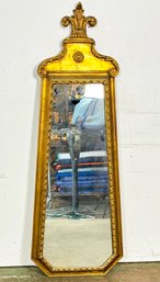 A Vintage Hollywood Regency Gilt Wood Framed Mirror