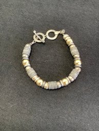 Sterling Beaded Bracelet #7