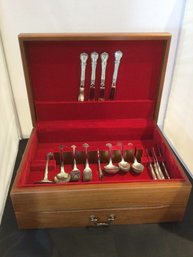 STERLING SILVER TOWLE FLATWARE SET WITH BOX