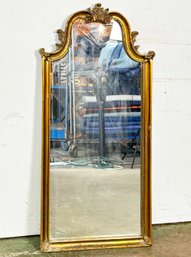 A Vintage Carved Wood Gilt Framed Mirror