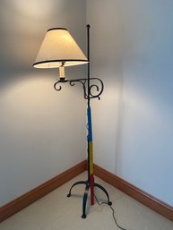 Wrought Iron Adjustable Floor Lamp 60'