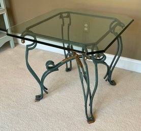 Stunning  Wrought Iron Side Table