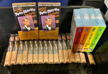 Cool Set Of NEW VHS Tapes ~ 18 The Best Of Dean Martin Variety Show & The Best Of Red Skelton ~