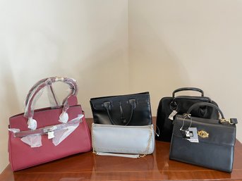 Five Handbags Mostly New With Tags (C)