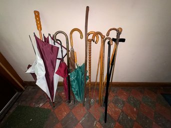 WALKING STICK AND UMBRELLA LOT