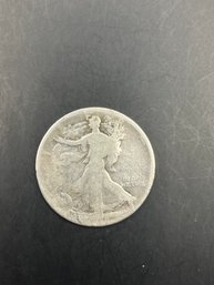 1918 Walking Liberty Silver Half Dollar