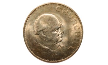 1965 Elizabeth II Commemorative Crown Winston Churchill