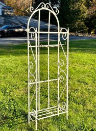 A Vintage Wrought Iron Towel Rack Or Clothes Hanger