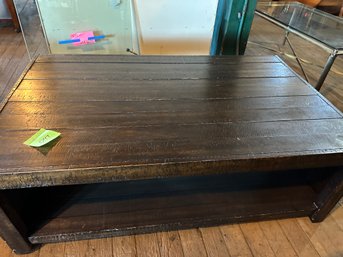 Wood Plank Coffee Table