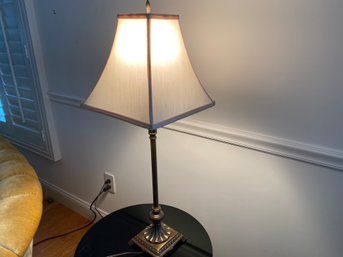 Polished Brass Stick Lamp