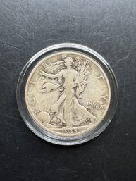 1935 Walking Liberty Silver Half Dollar