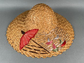 Straw Hat Made In Italy Hat