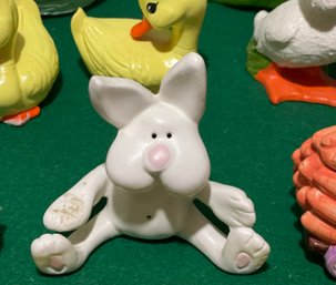 1980s Quirky Ceramic Bunny Figurine