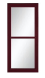 LARSON Tradewinds Selection 36-in X 80-in Cranberry Full-view Retractable Screen Aluminum Storm Door