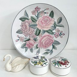 Lot Of Porcelain & Pottery Decorative Home Decor Pieces