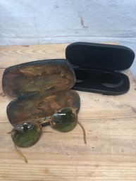 Vintage Spectacles & Clip On Sunglasses