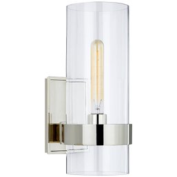 A Pair Of Visual Comfort Presidio Small Sconces - Ian K Fowler - Polished Nickel 2/2