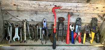 Miscellaneous Tools- SK-Wayne, Craftsman Drop Forged Steel  Etc. Lot- M