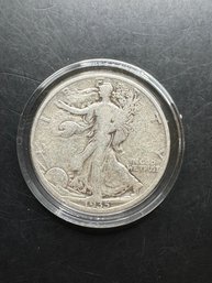 1935-S Walking Liberty Silver Half Dollar