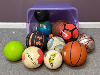 An Assortment Of Sport & Playground Balls