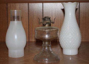 Mixed Antique Kerosene Lamp Parts