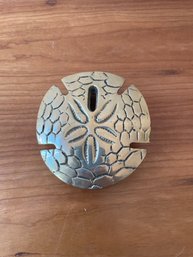 Brass Sand Dollar Door Knocker