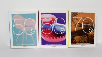 The 50's, 60's & 70's Trio Of Decorative Art Books By Taschen