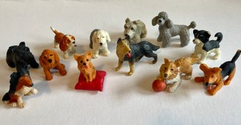 Lot Of Twelve MEG Inc. Early 1990s Puppy In My Pocket