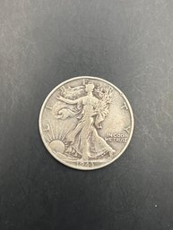 1943 Walking Liberty Silver Half Dollar